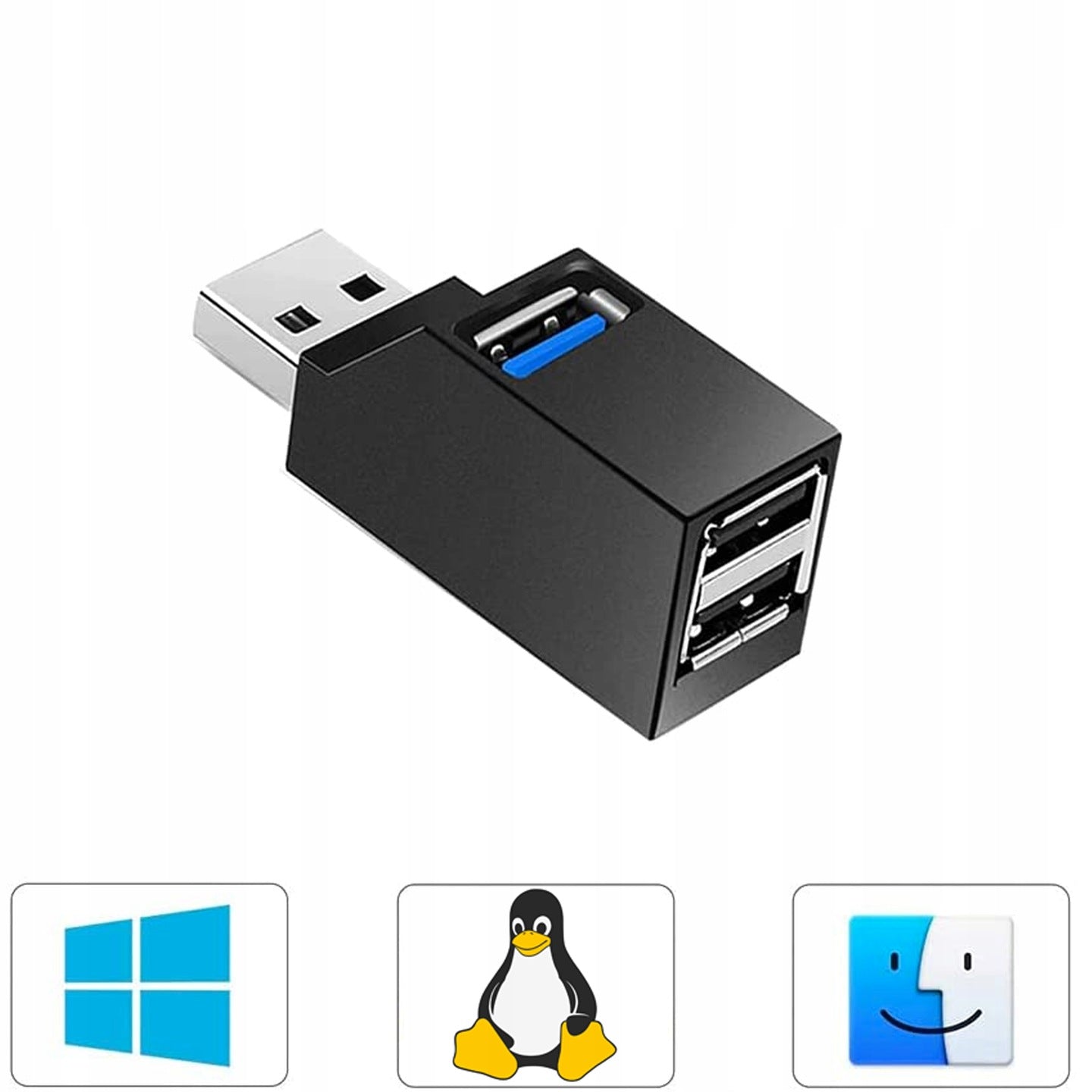 SCHNELLER USB-3.0-HUB-PORT-SPLITTER-USB-ADAPTER 