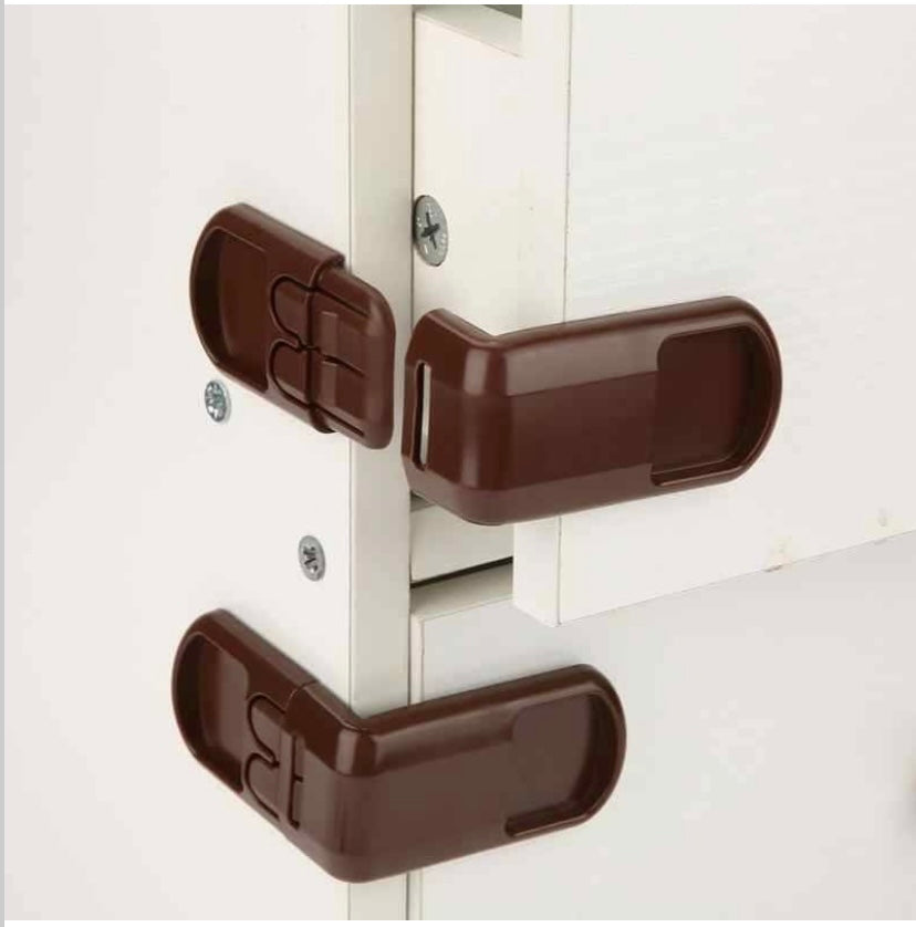 Security lock for cabinets and furniture drawers