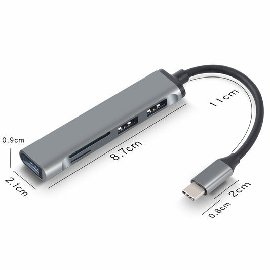 HUB USB-C ADAPTER PRZEJŚCIÓWKA USB 3.0 MICRO SD