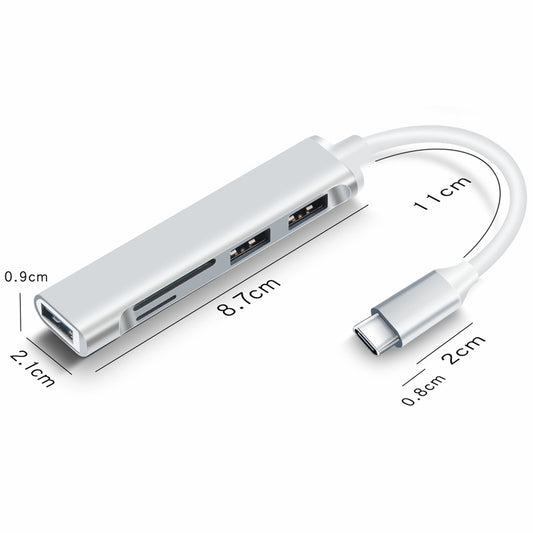 HUB USB-C ADAPTER PRZEJŚCIÓWKA USB 3.0 MICRO SD