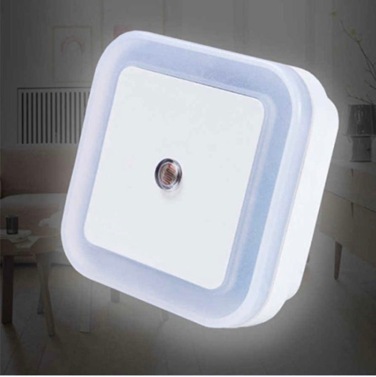 Bezdrôtové senzorové LED nočné svetlo EU Plug Mini Square nočné svetlá do detskej izby Nočné svetlo do spálne