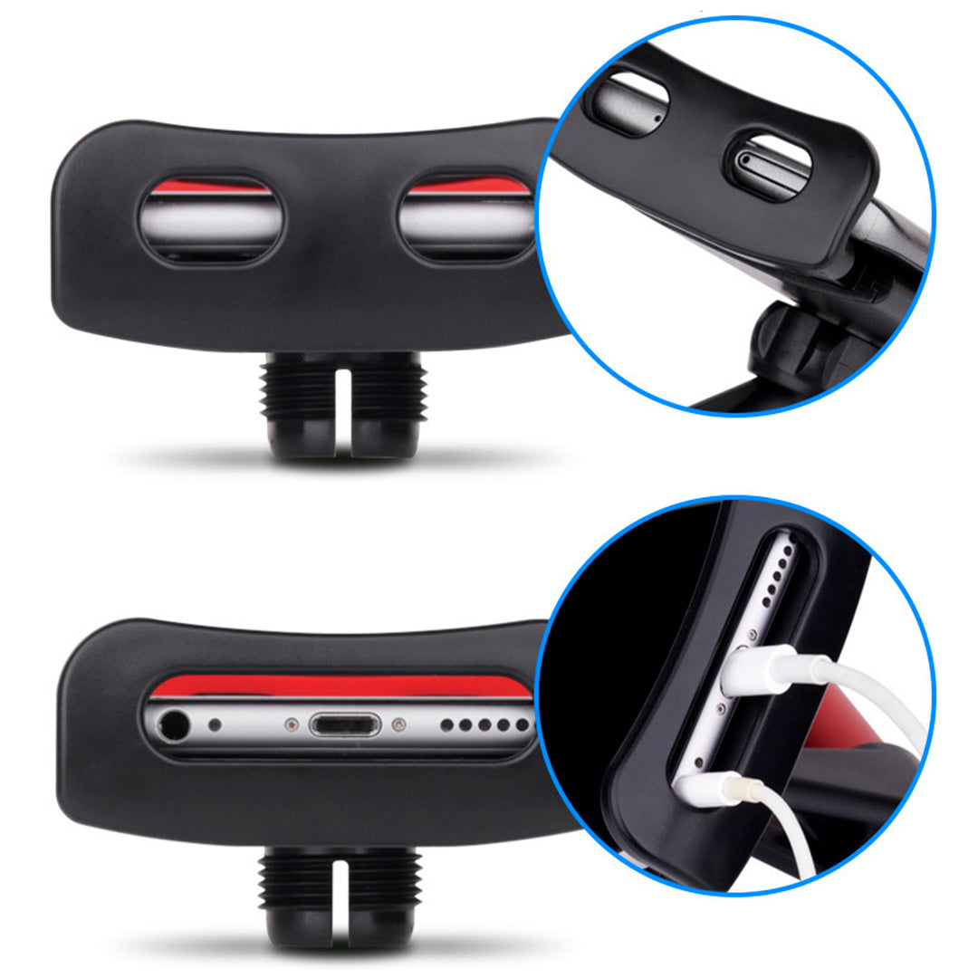 Car headrest holder for phone, tablet